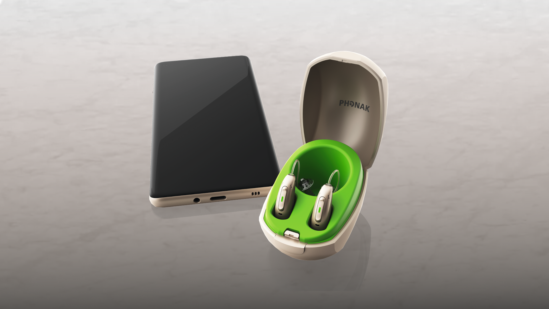 Phonak Audeo Paradise Hörgerät mit Ladestation